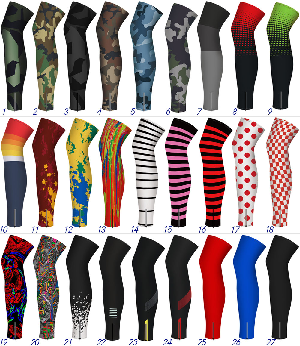 Mountain Biking Gear For Men - Thermal Fleece Cycling Leg Warmers, MTB