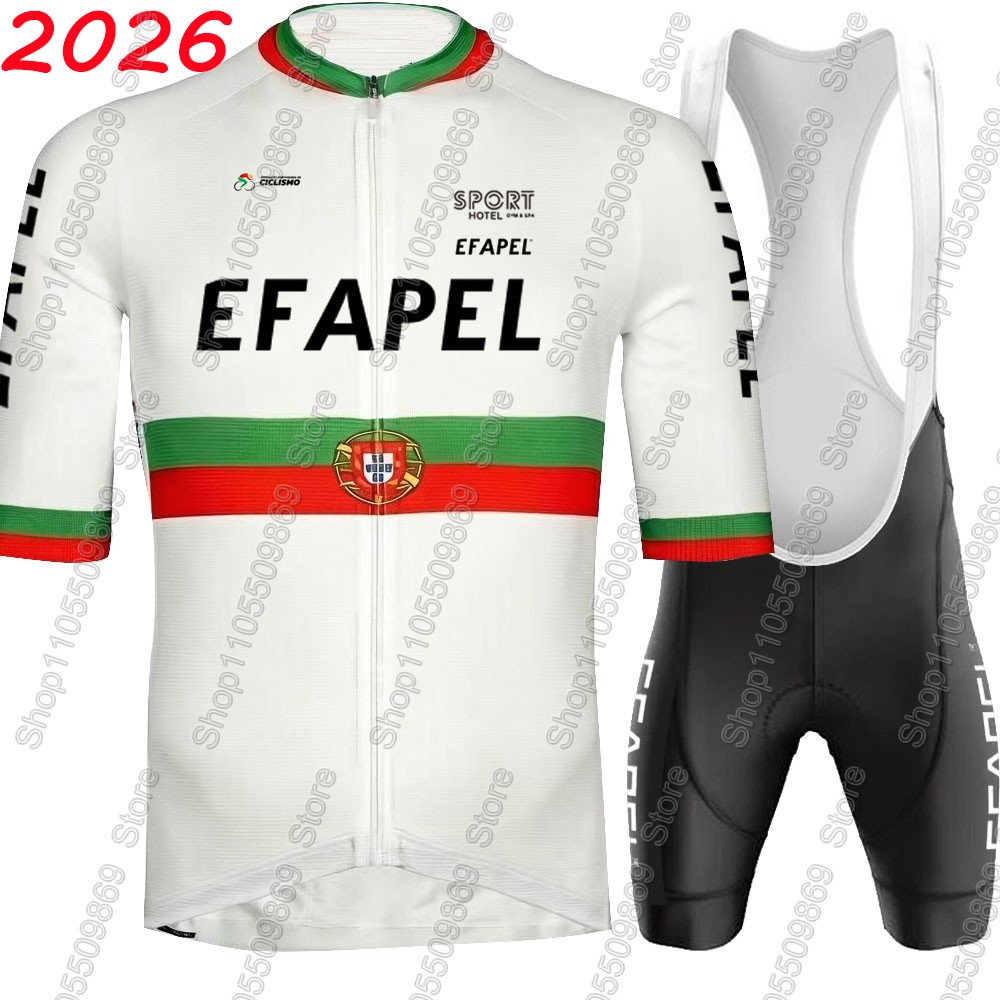 Mountain Biking Uniform - Portugal 2026 Efapel Team Cycling Jersey