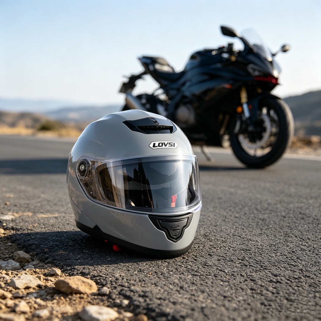 Mountain Biking Helmet Full Face - Unisex Full Face Motorcycle Helmet DOT