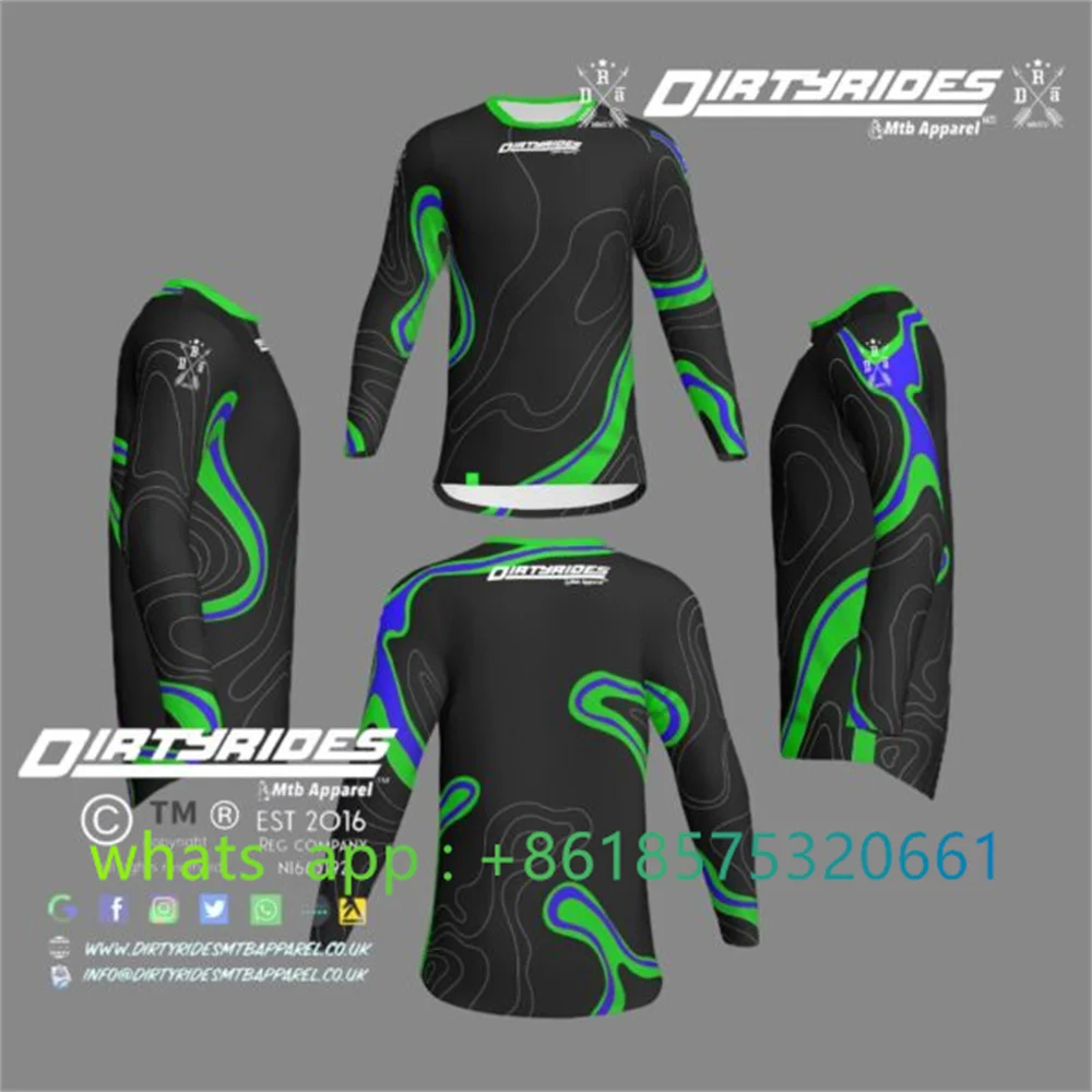 Enduro Moto Bicycle Jersey Sle - Mountain Biking Gear For Men recension och pris