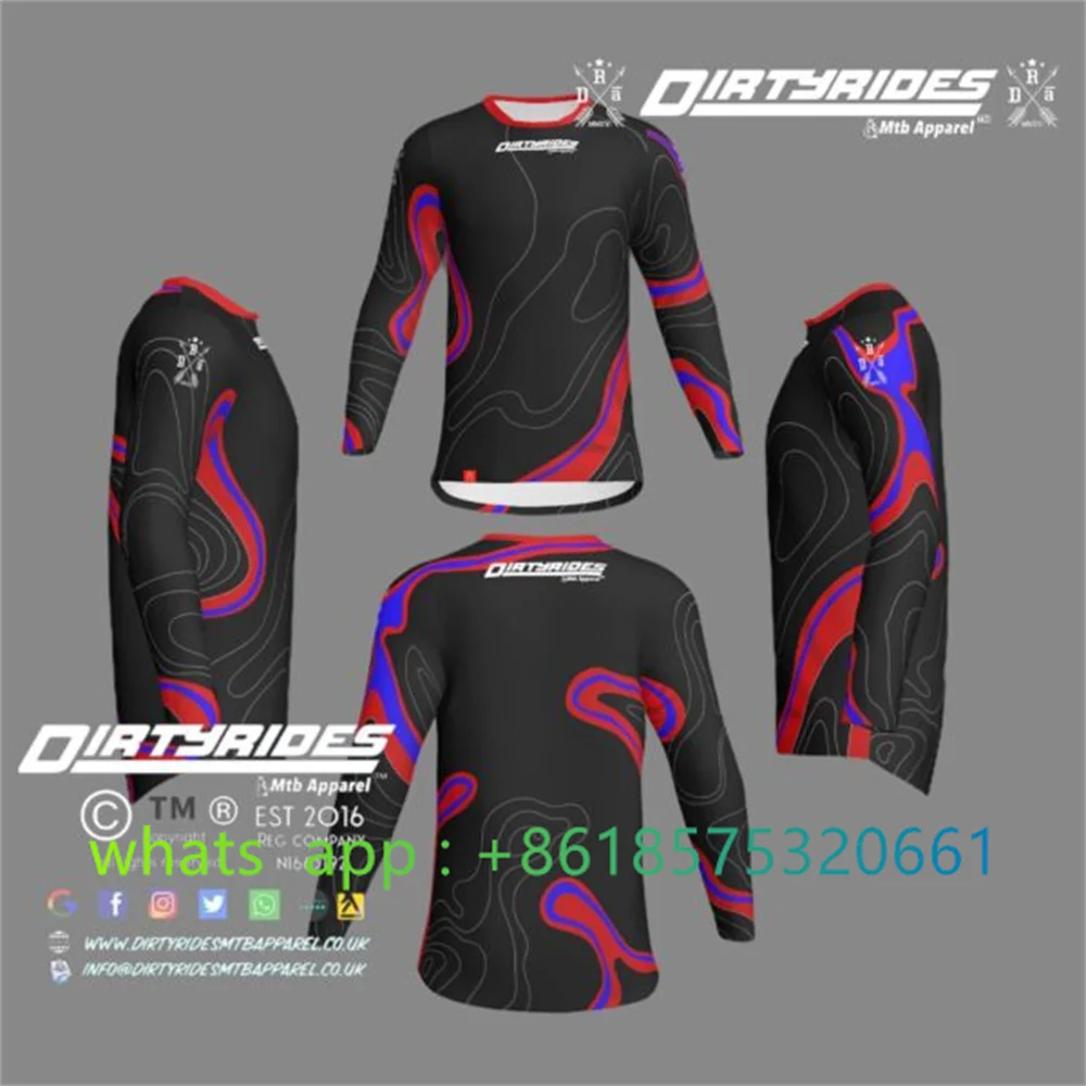 Enduro Moto Bicycle Jersey Sle - Mountain Biking Gear For Men recension och pris
