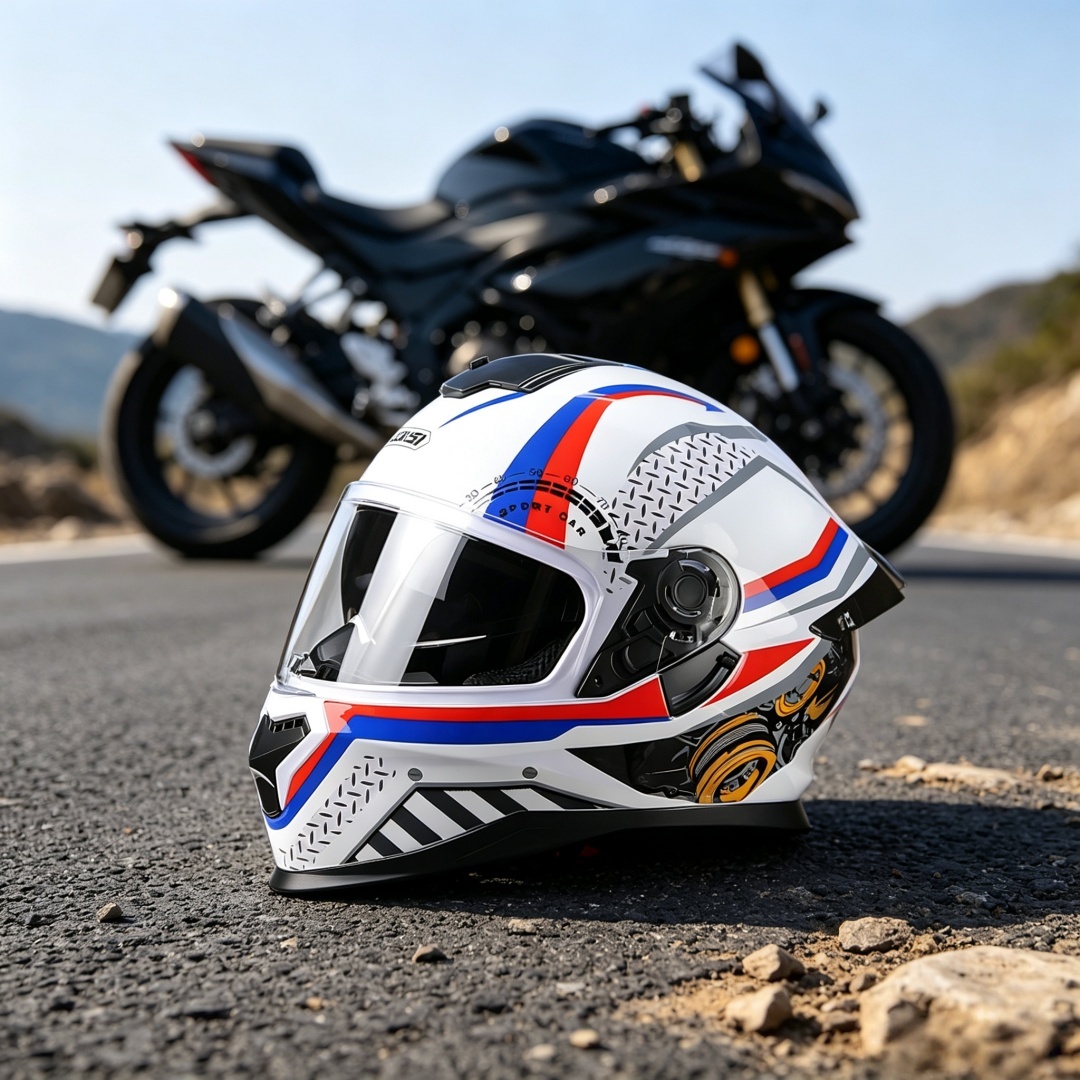 Unisex Full Face Motorcycle He - Mountain Biking Helmet Full Face recension och pris