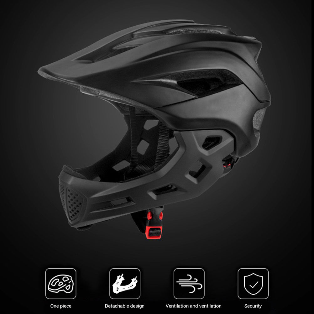 2 in 1 Kids Full Face Bike Hel - Mountain Biking Helmet Full Face recension och pris