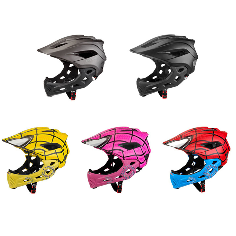 2 in 1 Kids Full Face Bike Hel - Mountain Biking Helmet Full Face recension och pris