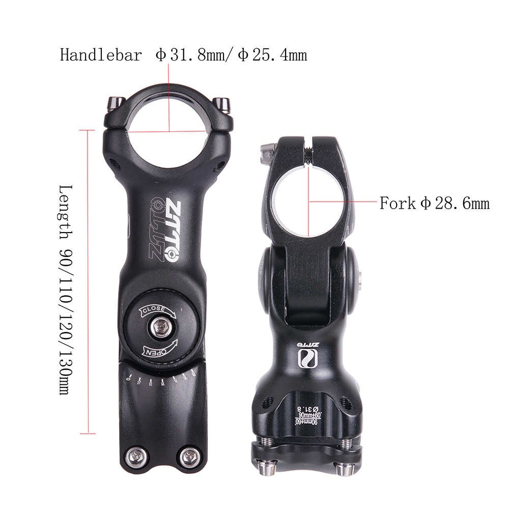 ZTTO Bicycle Adjustable Stem 3 - Mountain Biking Xc recension och pris