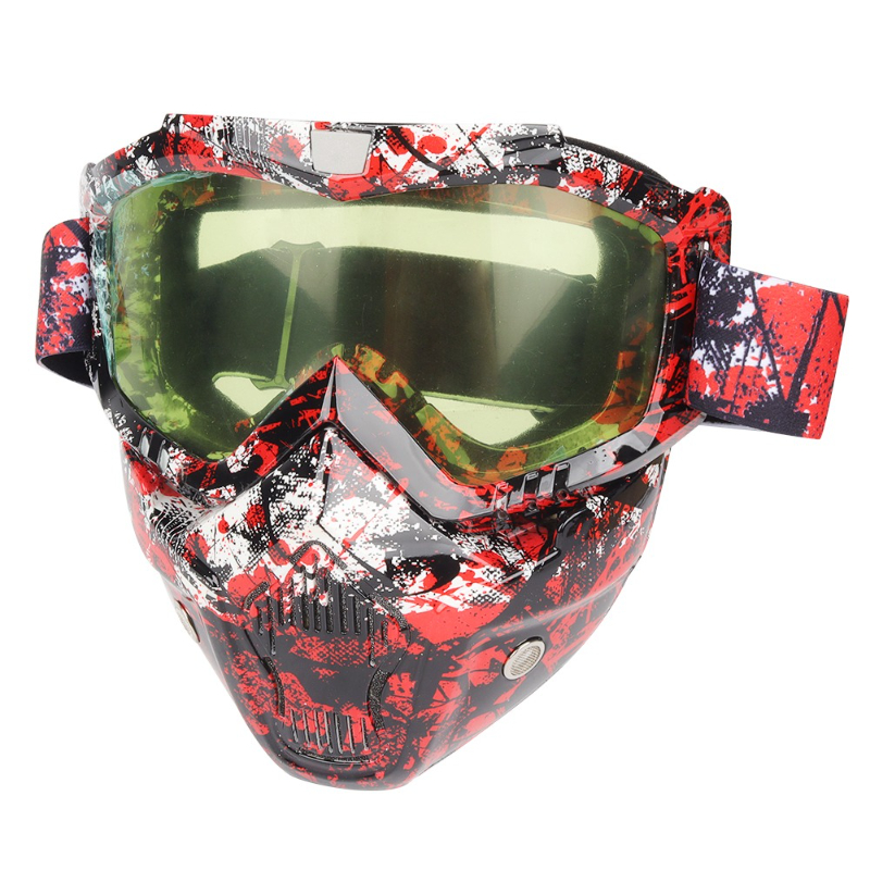 Motorcycle goggles, masks, off - Mountain Biking Helmet Full Face recension och pris