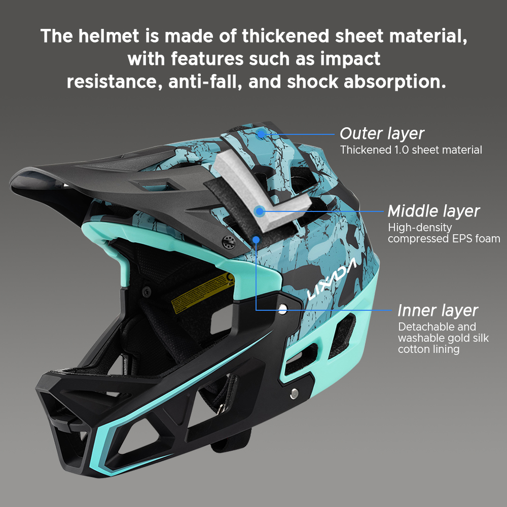 Full Face Mountain Bike Helmet - Mountain Biking Helmet Full Face recension och pris