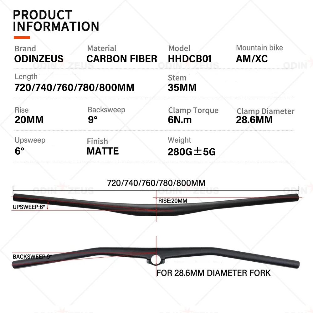 ODINZEUS-Carbon Fiber Mountain - Mountain Biking Xc recension och pris