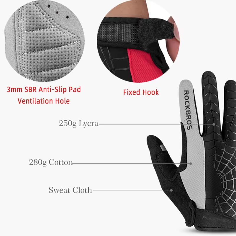 ROCKBROS Spring Cycling Gloves - Mountain Biking Gear For Men recension och pris