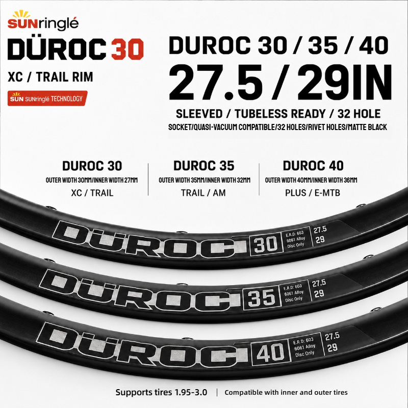 Sunringle DUROC 30 35 40 MTB R - Mountain Biking Xc recension och pris