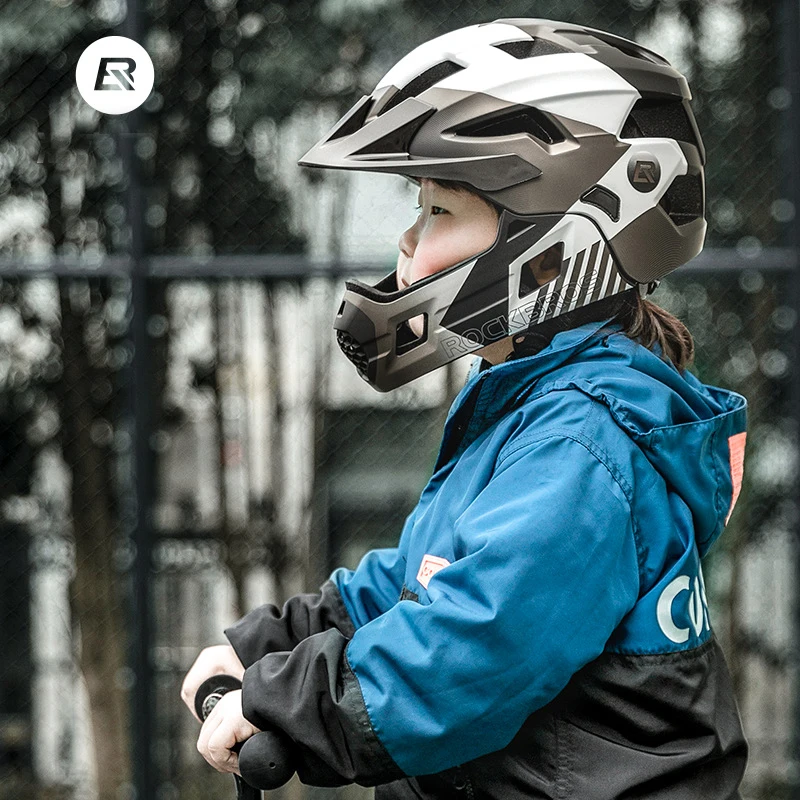 ROCKBROS Kids Detachable Full  - Mountain Biking Helmet Full Face recension och pris