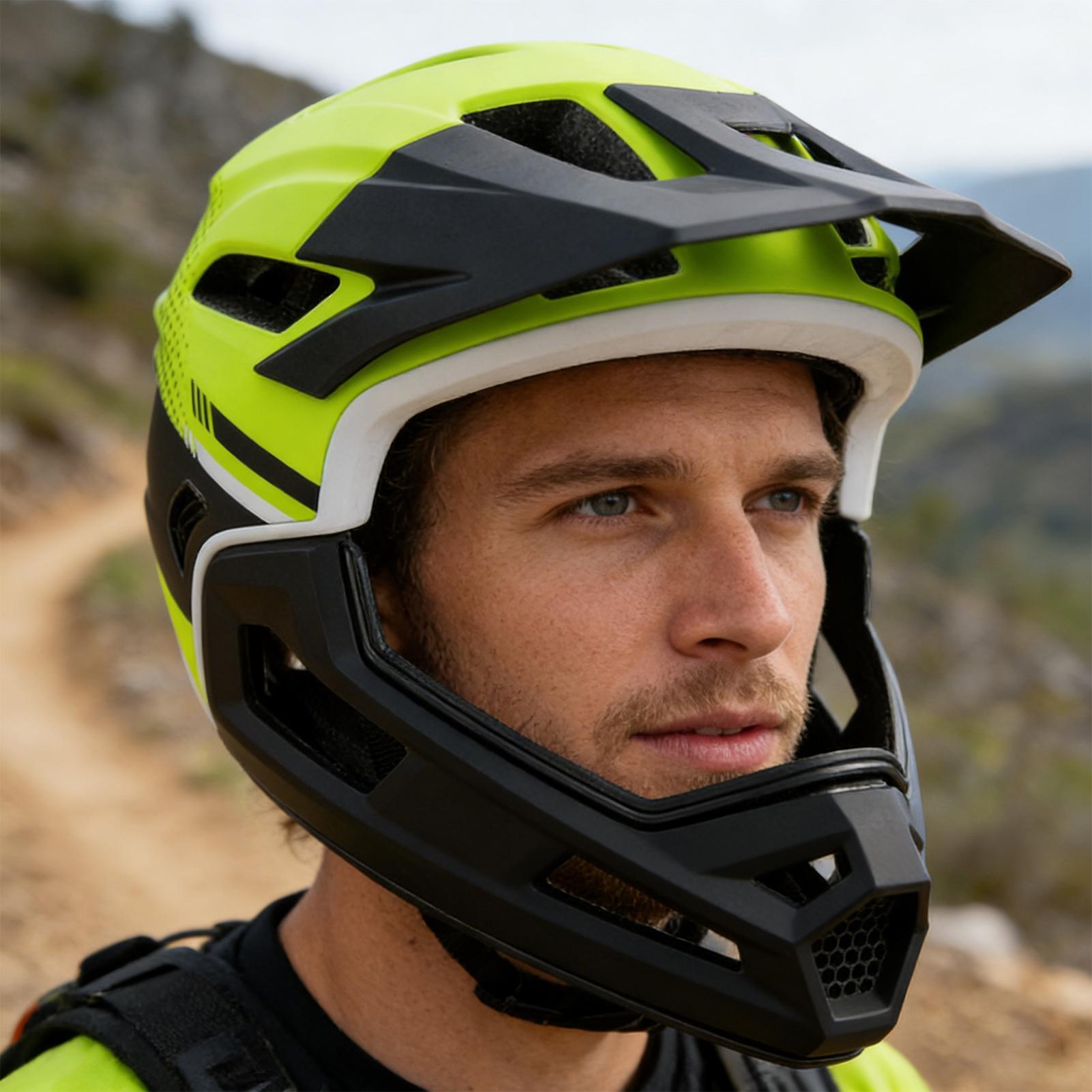 Mountain Bike Full Face Helmet - Mountain Biking Helmet Full Face recension och pris