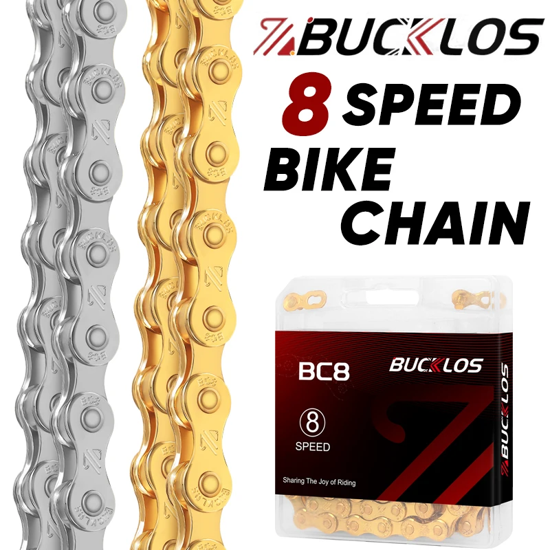 BUCKLOS 8 Speed Bicycle Chain  - Mountain Biking Bc recension och pris
