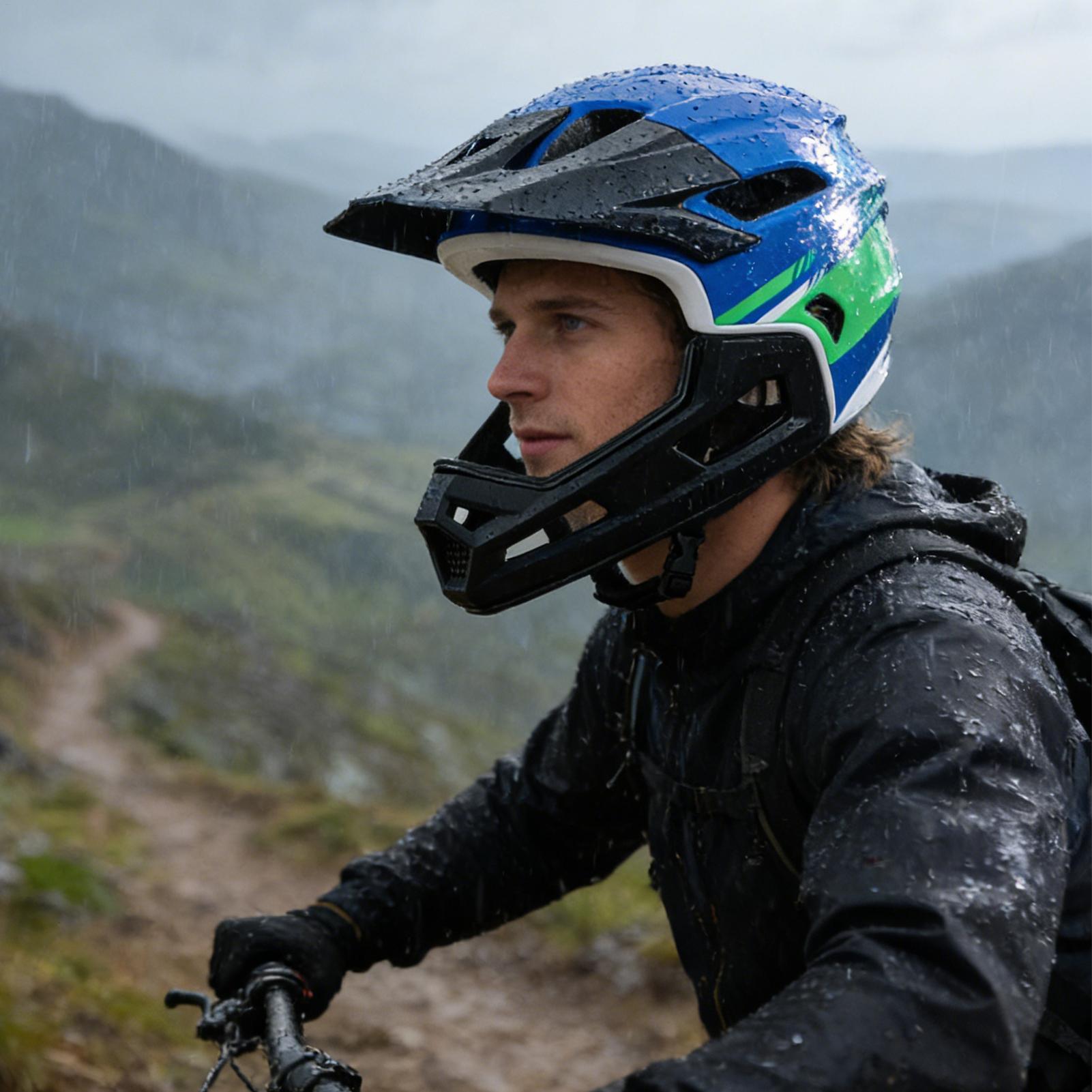 Full Face Mountain Bike Helmet - Mountain Biking Helmet Full Face recension och pris
