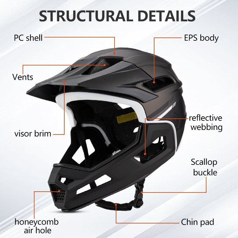 Eastinear Mountain Bike Helmet - Mountain Biking Helmet Full Face recension och pris